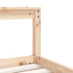vidaXL Cadre de lit pour enfant 70x140 cm bois de pin massif