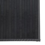 vidaXL Tapis rectangulaire gris 70x100 cm bambou