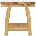 vidaXL Ensemble à manger de jardin 3 Pièces Bois de pin imprégné