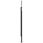 vidaXL Auvent latéral rétractable vert foncé 200x500 cm