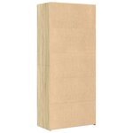 vidaXL Buffet haut chêne sonoma 80x42 5x185 cm bois d'ingénierie