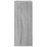vidaXL Buffet Sonoma gris 60x30x75 cm Bois d'ingénierie
