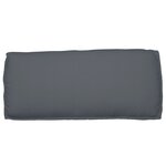 vidaXL Coussin de palette pour siège/dossier Anthracite 120x50x12 cm Tissu Oxford