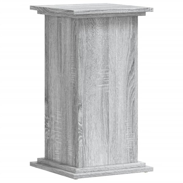 vidaXL Support pour plantes sonoma gris 33x33x60 cm bois d'ingénierie