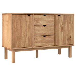 vidaXL Buffet OTTA 113 5x43x73 cm Bois massif de pin