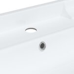 vidaXL Évier de salle de bain blanc 81x48x23cm rectangulaire céramique