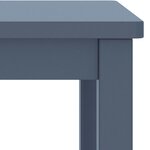 vidaXL Table de chevet Gris clair 35x30x47 cm Bois de pin massif