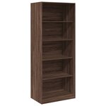 vidaXL Garde-robe chêne marron 80x50x200 cm bois d'ingénierie