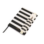 Stylo Tactile avec Etui Office Chic - Plusieurs Motifs - Rayures Noir - Draeger