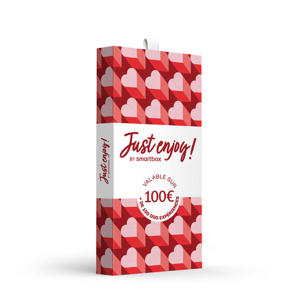 SMARTBOX - Coffret Cadeau Carte cadeau Just enjoy ! Amour - 100 € -  Multi-thèmes
