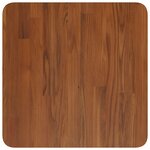 vidaXL Dessus de table carré Marron foncé40x40x2 5cm Bois chêne traité