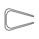 Boite de 25 baguettes à relier 12mm capacité 120 feuilles A4 Noir EXACOMPTA
