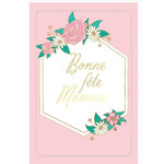 Carte Fête Des Mères Rose "bonne Fête Maman" - Draeger paris