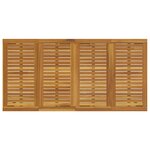 vidaXL Ensemble de salle à manger de jardin 7 pièces en bois d'acacia et métal