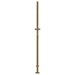 vidaXL Portail de jardin 105x205 cm acier corten