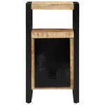 vidaXL Armoire de salle de bain 40x35x75 cm en bois massif brut de manguier
