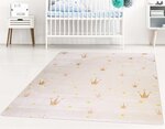 Tapis enfant Crown 80 x 150 cm - Blanc