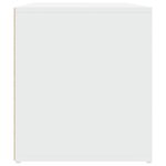 vidaXL Armoire d'angle blanc 160x40x45 cm bois d’ingénierie