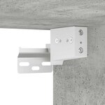 vidaXL Armoire à chaussures murale Gris béton 100x35x38 cm