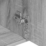 vidaXL Buffet Sonoma gris 88x30x70 cm Bois d'ingénierie