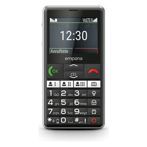 Emporia PURE-LTE téléphone senior 3 touches rapides compatible appareils auditif