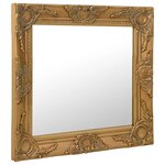 vidaXL Miroir mural style baroque 60x60 cm Doré