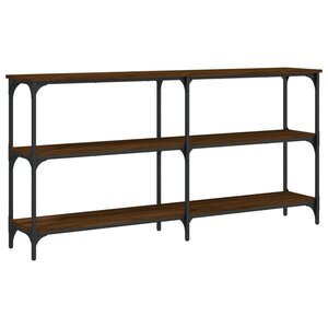 vidaXL Table console chêne marron 150x29x75 cm bois d'ingénierie
