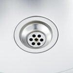 vidaXL Jeu d'évier de cuisine et égouttoir argenté 800x500x155 mm inox