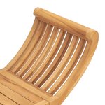 vidaXL Banc de jardin 126 cm Bois de teck solide