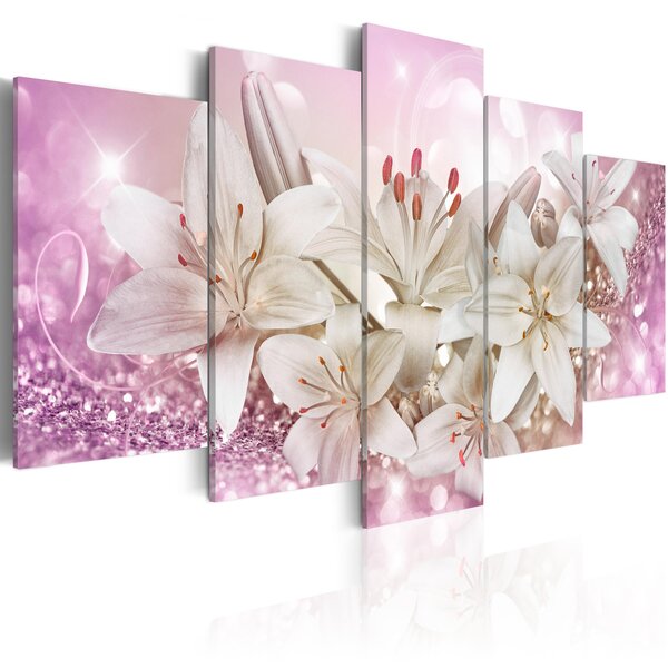 Tableau - pink courtship l x h en cm 100x50