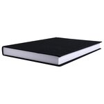 Registre 390x255 Quadrillé 600 Pages Foliotées - Noir Toilé - Le Dauphin