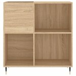 vidaXL Armoire à disques chêne sonoma 84 5x38x89 cm bois d'ingénierie