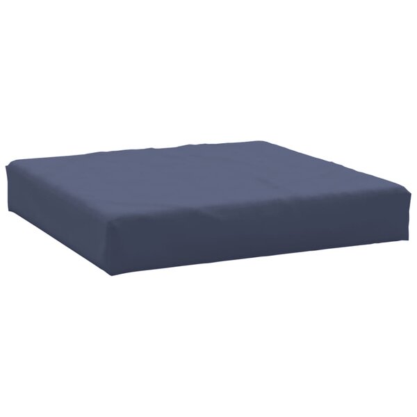 vidaXL Coussin de palette bleu marine 60x60x10 cm tissu oxford