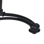 vidaXL Pied de table de bistro Noir 93x60x72 cm Aluminium coulé