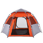 vidaXL Tente de camping cabine 4 personnes libération rapide