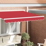 vidaXL Valence d'Auvent pour Cadre de 2.5 m Rouge 2.3x0.2 m
