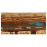 vidaXL Table basse 100x50x35 cm Bois de récupération solide et acier