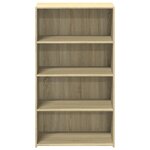 vidaXL Buffet haut chêne sonoma 70x41x124 cm bois d'ingénierie