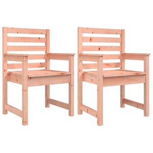 vidaXL Chaises de jardin lot de 2 60x48x91 cm bois massif de douglas