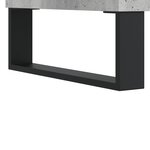 vidaXL Buffet Gris béton 34 5x34x90 cm Bois d'ingénierie