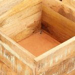 vidaXL Banc de rangement Bois massif recyclé 40 x 40 x 45 cm