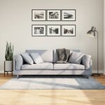 vidaXL Tapis shaggy PAMPLONA poils longs moderne bleu 120x170 cm