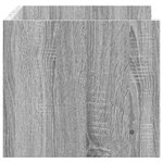 vidaXL Étagère murale sonoma gris 70 5x35x30 5 cm bois d'ingénierie