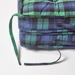 Coussin lombaire - Tartan écossais Vert - HOMESCAPES