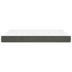 vidaXL Matelas de lit à ressorts ensachés Gris foncé 140x190x20 cm
