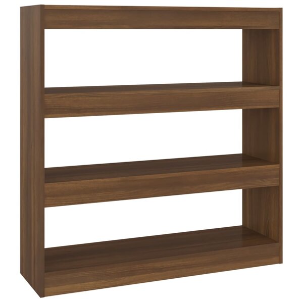 vidaXL Bibliothèque/Séparateur de pièce chêne marron 100x30x103 cm