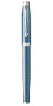 PARKER IM PREMIUM Stylo plume  Bleu gris  Plume fine  encre bleue  Coffret cadeau