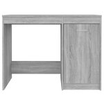 Bureau table poste de travail meuble d'ordinateur informatique étude sonoma 100 x 50 x 76 cm bois d'ingénierie gris 02_0023940