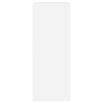 vidaXL Armoire à chaussures 2 tiroirs rabattables blanc 80x42x108 cm