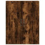 vidaXL Armoire murale chêne fumé 69 5x34x90 cm bois d'ingénierie